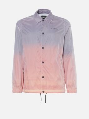 Oakley Ombre Coach Jacket in Pink/Gray
